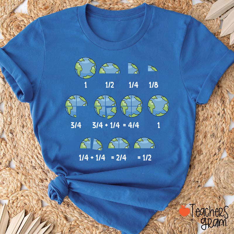 Earth Day Math Teacher T-Shirt