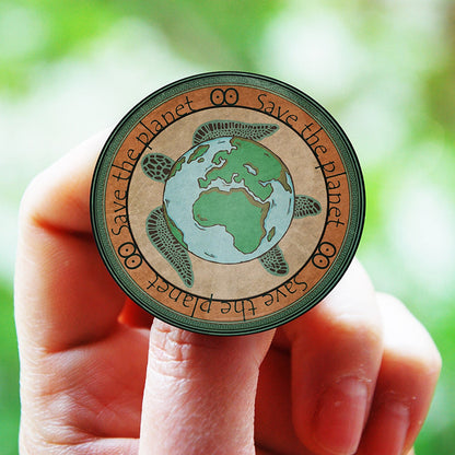 Save The Planet Teacher Pinback Button