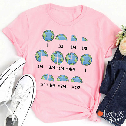 Earth Day Math Teacher T-Shirt