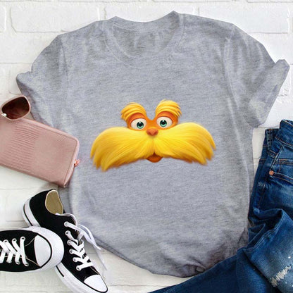Cute Cartoon Character Expression Teacher T-Shirt